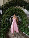 Midi Haljina “Magnolia” Pink
