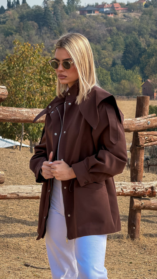 Jakna “Nora” | Braon