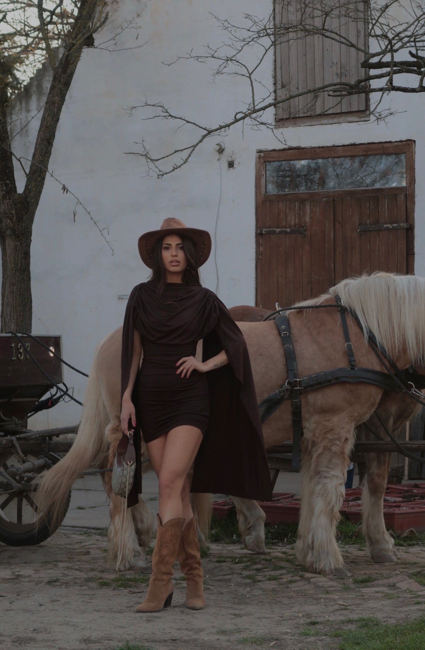 Haljina " Kaia" Braon