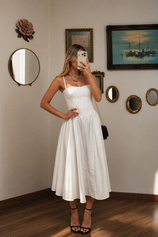 Midi Haljina “Magnolia” White