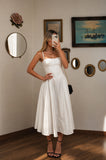 Midi Haljina “Magnolia” White